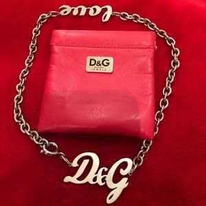 D&G silver necklace